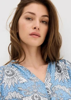 Tunikabluse aus softem Viskose-Mix|bonprix