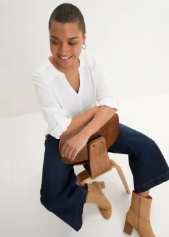 Tunikabluse aus softer Viskose|bonprix Online