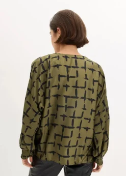 Tunikabluse mit Fledermausärmeln|bonprix Discount