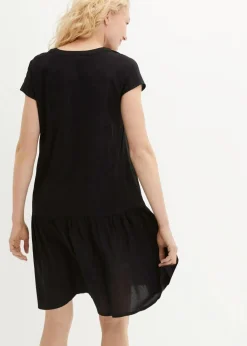 Tunikakleid aus feiner Viskose|bonprix