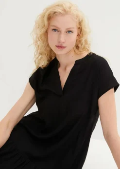 Tunikakleid aus feiner Viskose|bonprix