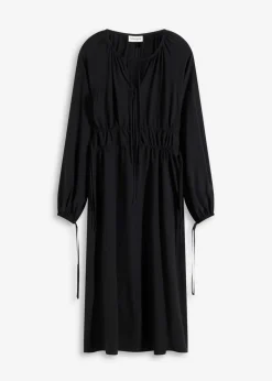 Tunika-Kleid aus fließendem Viskose-Mix|bonprix New