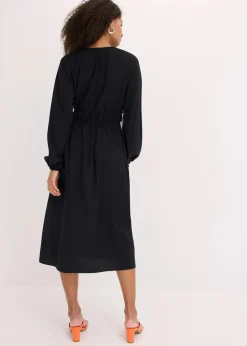 Tunika-Kleid aus fließendem Viskose-Mix|bonprix New