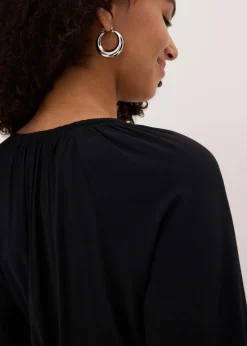 Tunika-Kleid aus fließendem Viskose-Mix|bonprix New