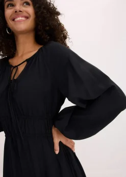 Tunika-Kleid aus fließendem Viskose-Mix|bonprix New