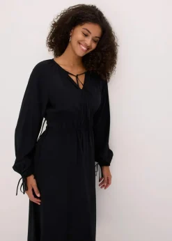 Tunika-Kleid aus fließendem Viskose-Mix|bonprix New