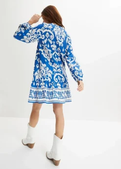 Tunika-Kleid aus fließender Viskose|bonprix Discount