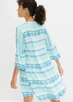 Tunika-Kleid aus fließender Viskose|bonprix