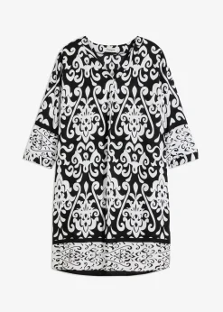 Tunika-Kleid aus fließender Viskose|bonprix Discount