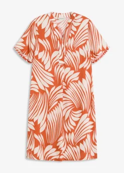 Tunika-Kleid aus fließender Viskose|bonprix