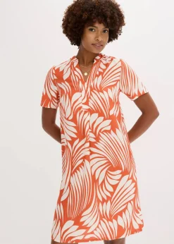 Tunika-Kleid aus fließender Viskose|bonprix