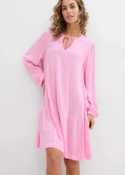 Tunika-Kleid aus fließender Viskose|bonprix Clearance
