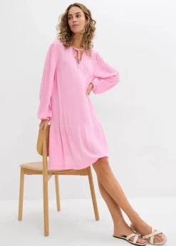 Tunika-Kleid aus fließender Viskose|bonprix Clearance