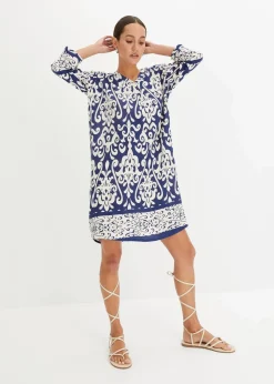 Tunika-Kleid aus fließender Viskose|bonprix Hot