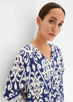 Tunika-Kleid aus fließender Viskose|bonprix Hot