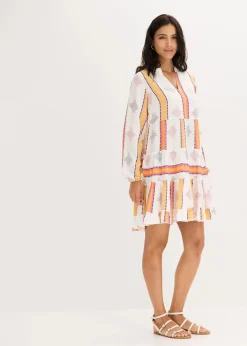 Tunika-Kleid aus fließender Viskose|bonprix Online