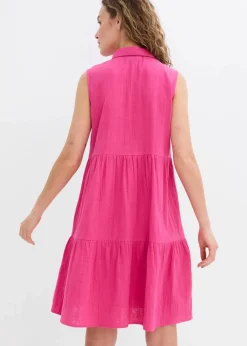 Tunika-Kleid aus luftigem Musselin|bonprix Discount