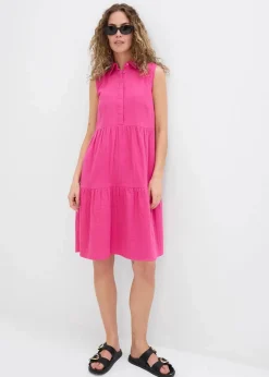 Tunika-Kleid aus luftigem Musselin|bonprix Discount