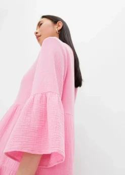 Tunika-Kleid aus reiner Baumwolle|bonprix New