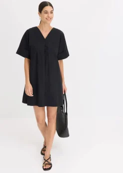 Tunika-Kleid aus reiner Bio-Baumwolle|bonprix Hot