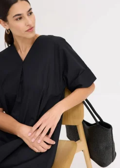 Tunika-Kleid aus reiner Bio-Baumwolle|bonprix Hot