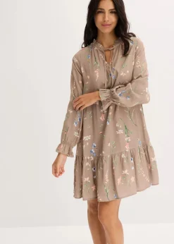 Tunika-Kleid aus reiner Viskose|bonprix Discount