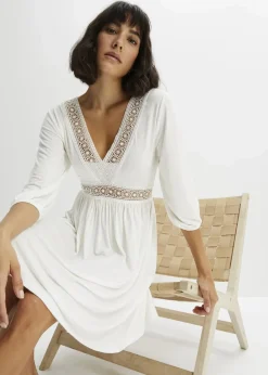 Tunika-Kleid aus softem Viskose-Mix|bonprix Clearance