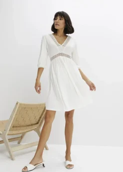 Tunika-Kleid aus softem Viskose-Mix|bonprix Clearance