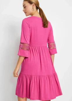 bonprix Nachhaltigere Materialien|Kleider|Tunika-Kleid aus softer Viskose pinklady