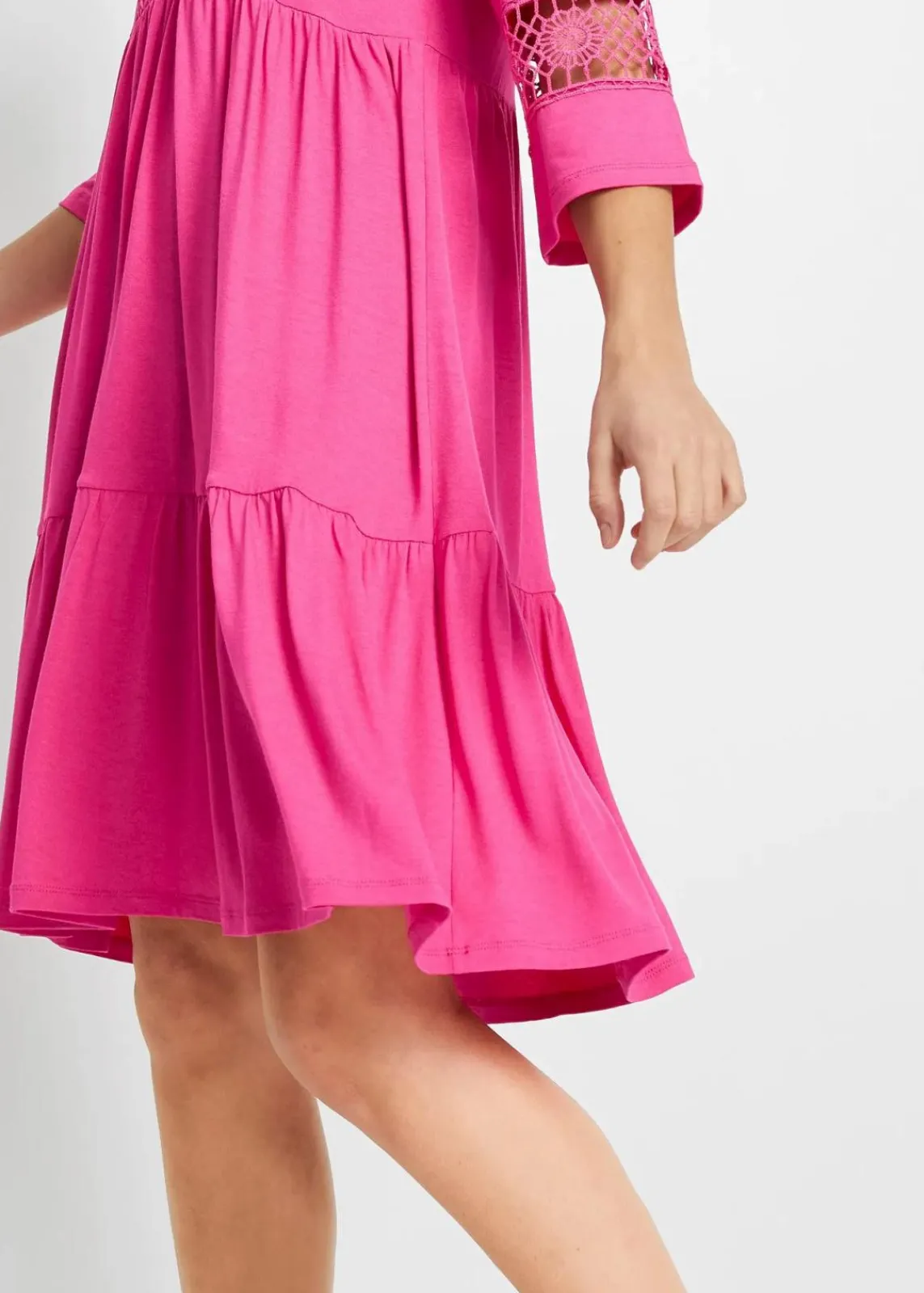 bonprix Nachhaltigere Materialien|Kleider|Tunika-Kleid aus softer Viskose pinklady