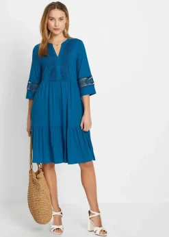 Tunika-Kleid aus softer Viskose|bonprix Best