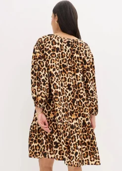 Tunika-Kleid aus strukturiertem Crêpe|bonprix Online