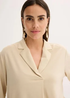 Tunika-Shirt aus fließendem Viskose-Piqué|bonprix Best