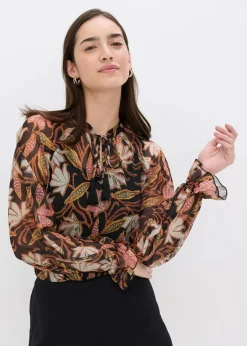 Tunika-Shirt aus softem Mesh|bonprix Online