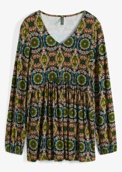 Tunika-Shirt aus Viskose-Mix|bonprix Best