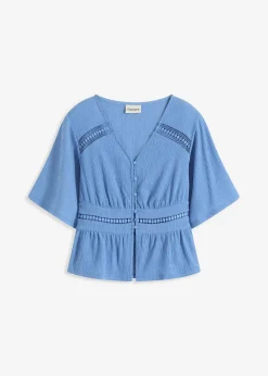 Tunika-Shirt mit Spitze|bonprix New