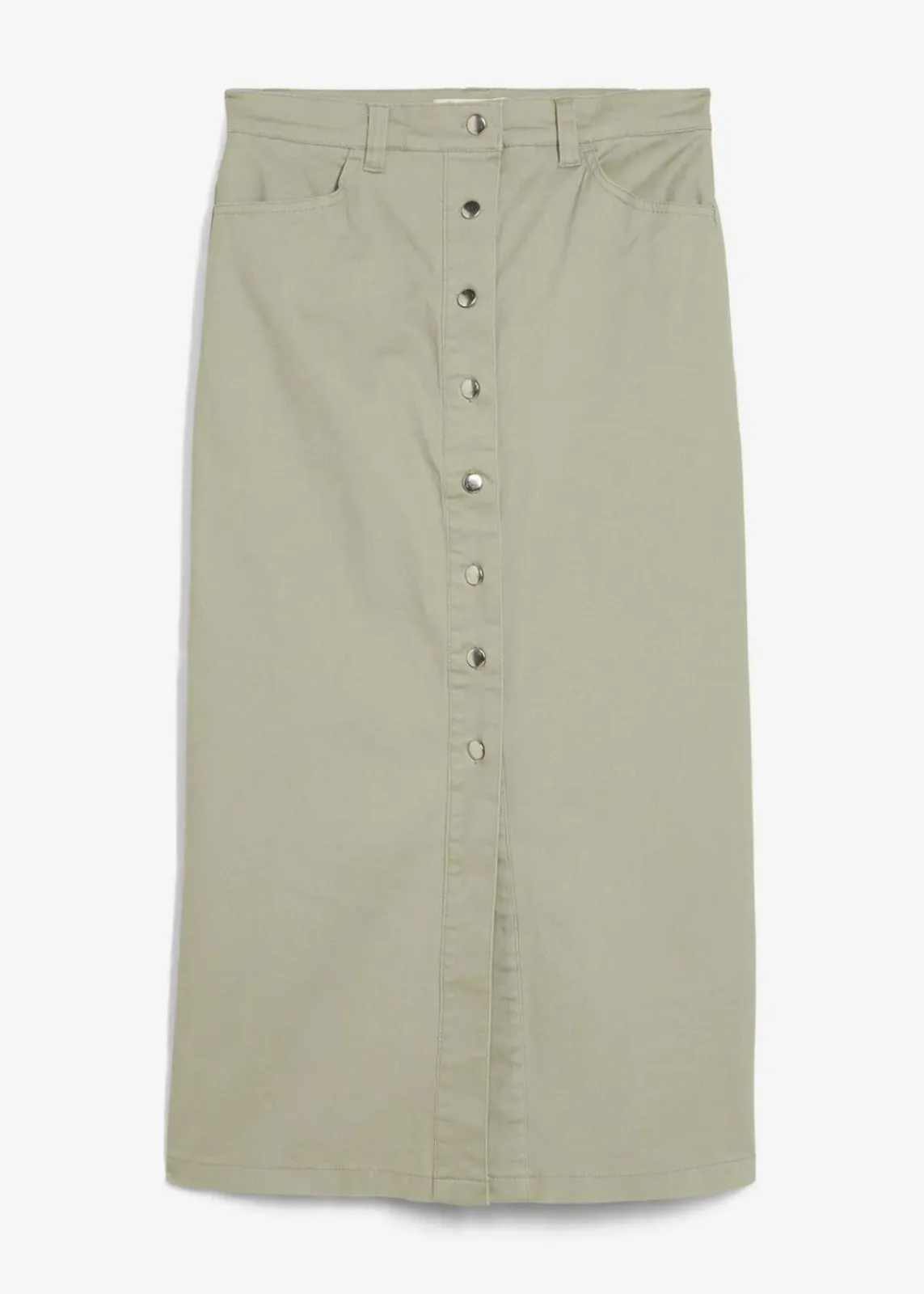 bonprix Bekleidung·Sportbekleidung|Röcke|Twill Midirock seegras