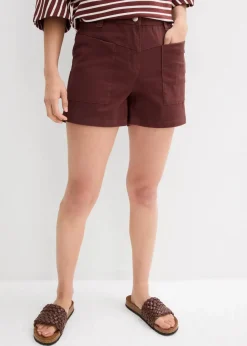 bonprix Bekleidung·Outdoorbekleidung|Bekleidung·Kleider|Twill Shorts terrabraun