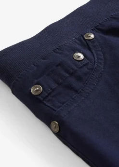 bonprix Hosen|Bekleidung·Kleider|Twill Treggings aus elastischem Baumwoll-Mix dunkelblau