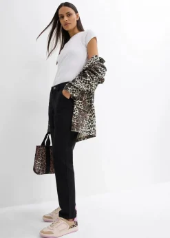 bonprix Bekleidung·Kleider|Hosen|Twillhose aus elastischem Baumwoll-Mix schwarz