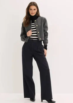 Twillhose aus reiner Baumwolle|bonprix New