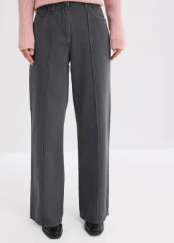 Twillhose aus reiner Baumwolle|bonprix