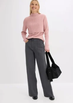 Twillhose aus reiner Baumwolle|bonprix