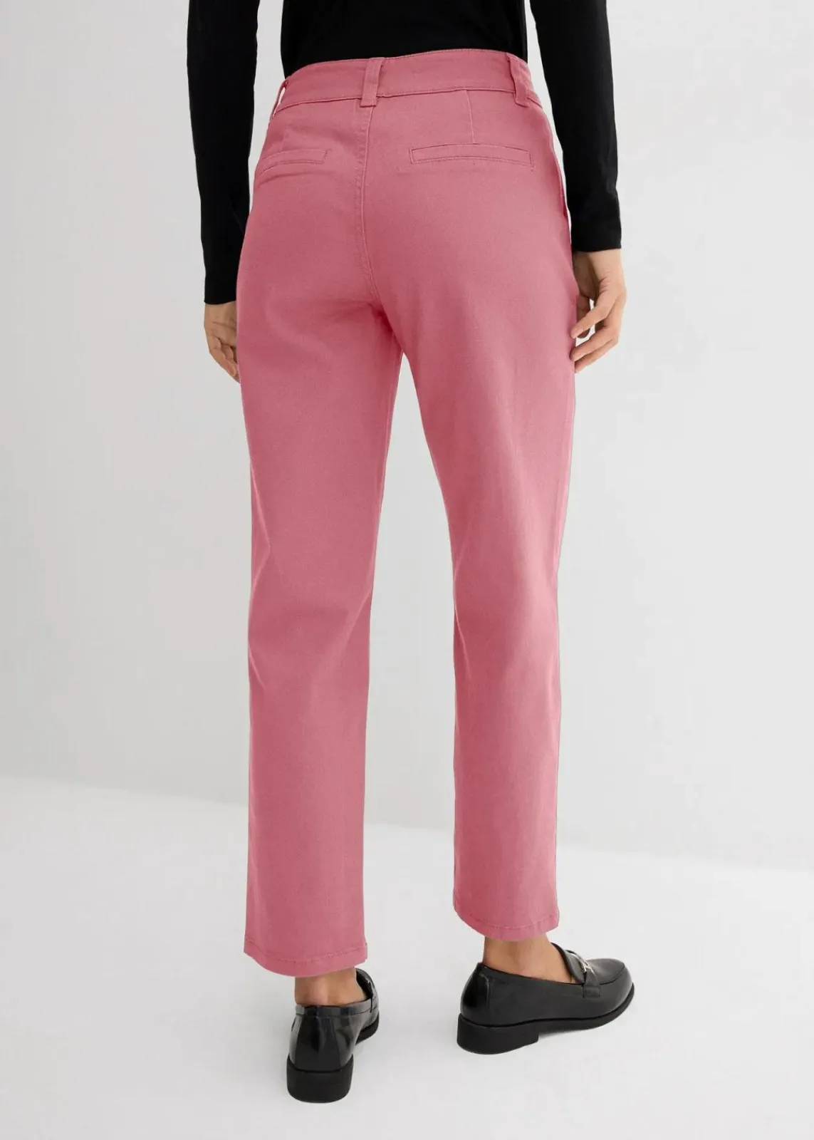 bonprix Bekleidung·Kleider|Hosen|Twillhose im Barrel Shape softbeere