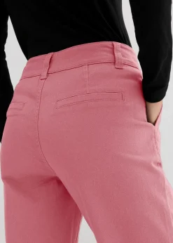 bonprix Bekleidung·Kleider|Hosen|Twillhose im Barrel Shape softbeere