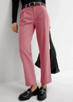 bonprix Bekleidung·Kleider|Hosen|Twillhose im Barrel Shape softbeere