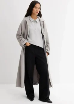 bonprix Bekleidung·Kleider|Hosen|Twillhose mit Bügelfalte aus reiner Baumwolle schwarz used