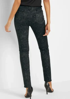 Twillhose mit edlem Druck|bonprix Discount