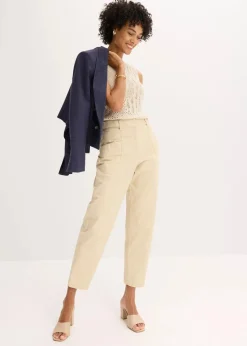 Twillhose mit Tapered Fit|bonprix Discount