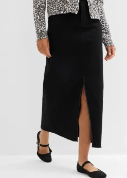 Twill-Rock mit Fransen|bonprix Sale